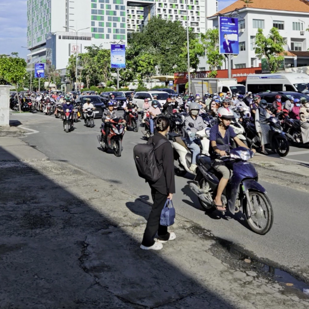 Morning Traffic in Ho Chi Minh